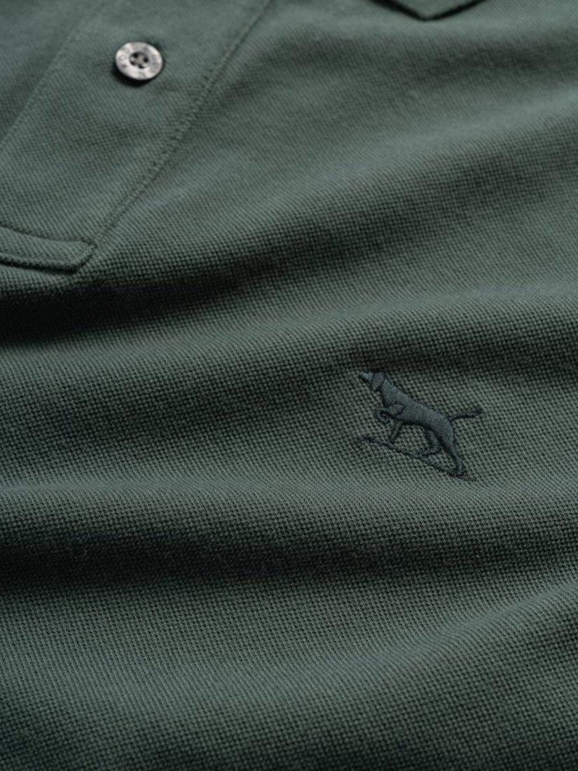 Product image 5 of 5, which shows Rodd & Gunn The Original Gunn Cotton Straight Fit Short Sleeve Polo Shirt, Vine, XS