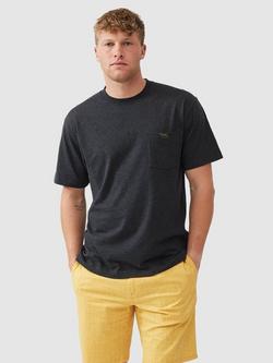 Rodd & Gunn The Original Gunn Cotton Straight Fit Short Sleeve T-Shirt, Charcoal