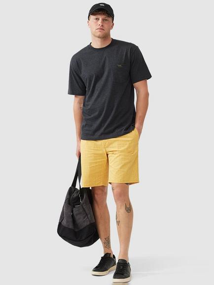 Rodd & Gunn The Original Gunn Cotton Straight Fit Short Sleeve T-Shirt - view 2, Charcoal