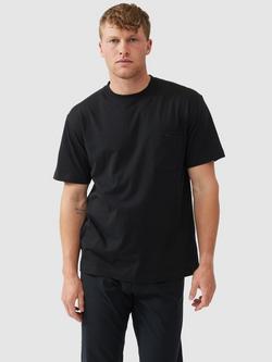 Rodd & Gunn The Original Gunn Cotton Straight Fit Short Sleeve T-Shirt, Noir