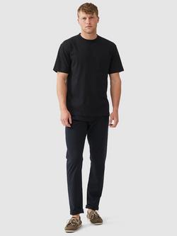 Rodd & Gunn The Original Gunn Cotton Straight Fit Short Sleeve T-Shirt - view 2, Noir