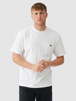 Rodd & Gunn The Original Gunn Cotton Straight Fit Short Sleeve T-Shirt, Snow