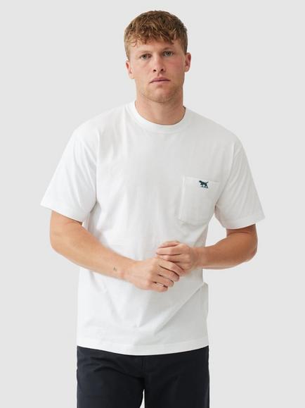 Rodd & Gunn The Original Gunn Cotton Straight Fit Short Sleeve T-Shirt, Snow