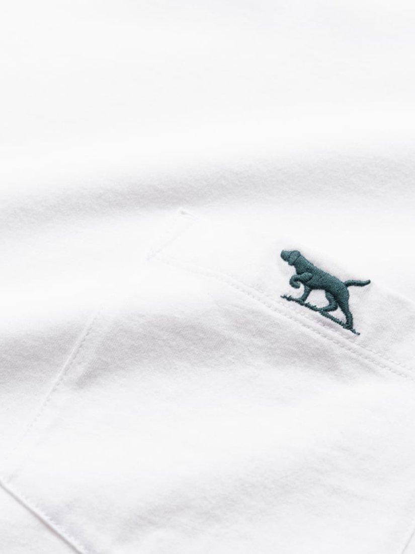 Product image 5 of 5, which shows Rodd & Gunn The Original Gunn Cotton Straight Fit Short Sleeve T-Shirt, Snow, XS