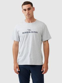 Rodd & Gunn Cotton Slim Fit Logo T-Shirt, Ash