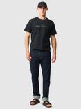 Rodd & Gunn Cotton Slim Fit Logo T-Shirt, Ebony