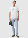 Rodd & Gunn Cotton Slim Fit Logo T-Shirt, Snow