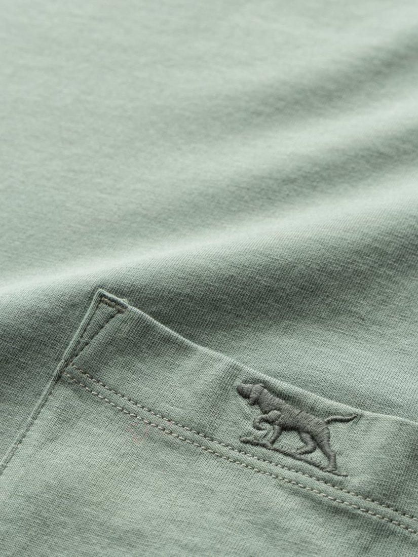 Product image 5 of 5, which shows Rodd & Gunn The Original Gunn Cotton Straight Fit Short Sleeve T-Shirt, Turf, XS