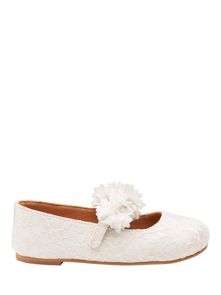Angel & Rocket Kids' Lace Shoes, Ivory, Ivory