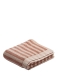 Piglet in Bed Pembroke Stripe Cotton Towels, Sand Shell