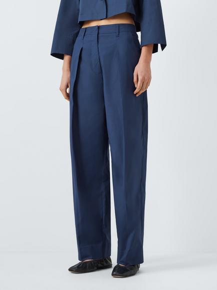Marella Colbert Tailored Trousers, Navy, Navy