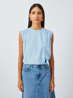 Marella Radon Crop Top, Light Blue, Light Blue