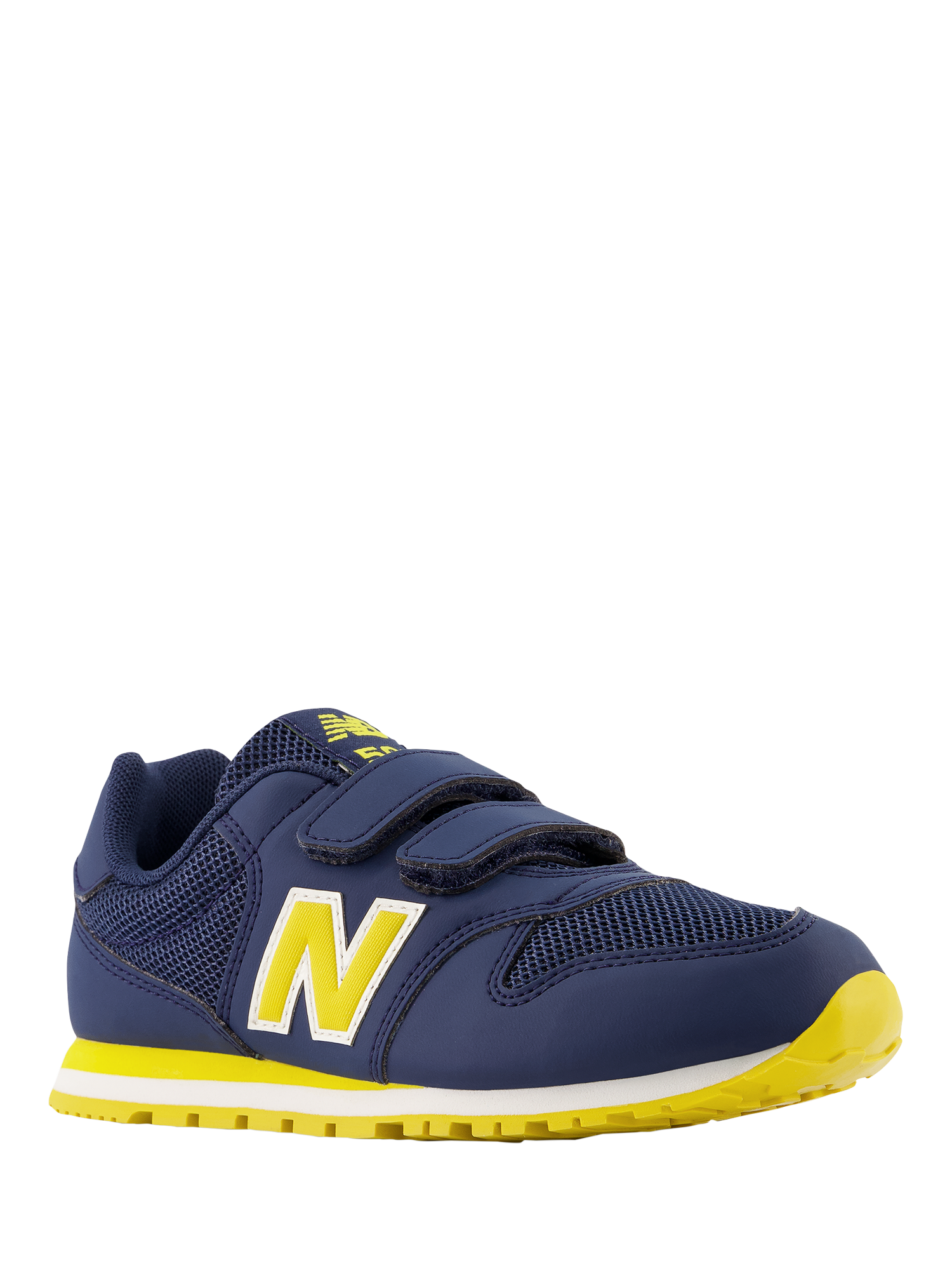 Product image 2 of 6, which shows New Balance Kids' 500 Rip-Tape Trainers, Navy, 10 Jnr