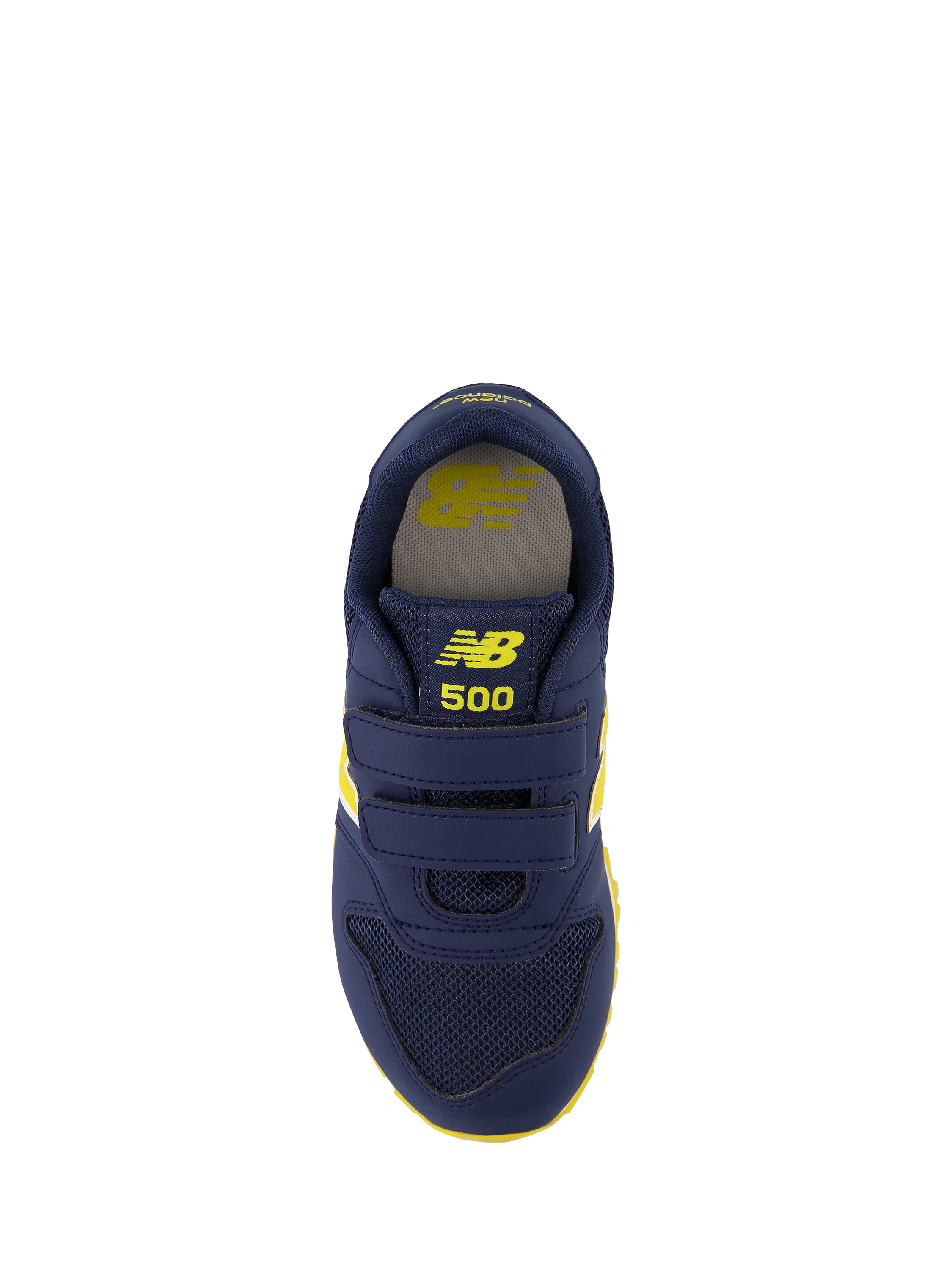 Product image 5 of 6, which shows New Balance Kids' 500 Rip-Tape Trainers, Navy, 10 Jnr