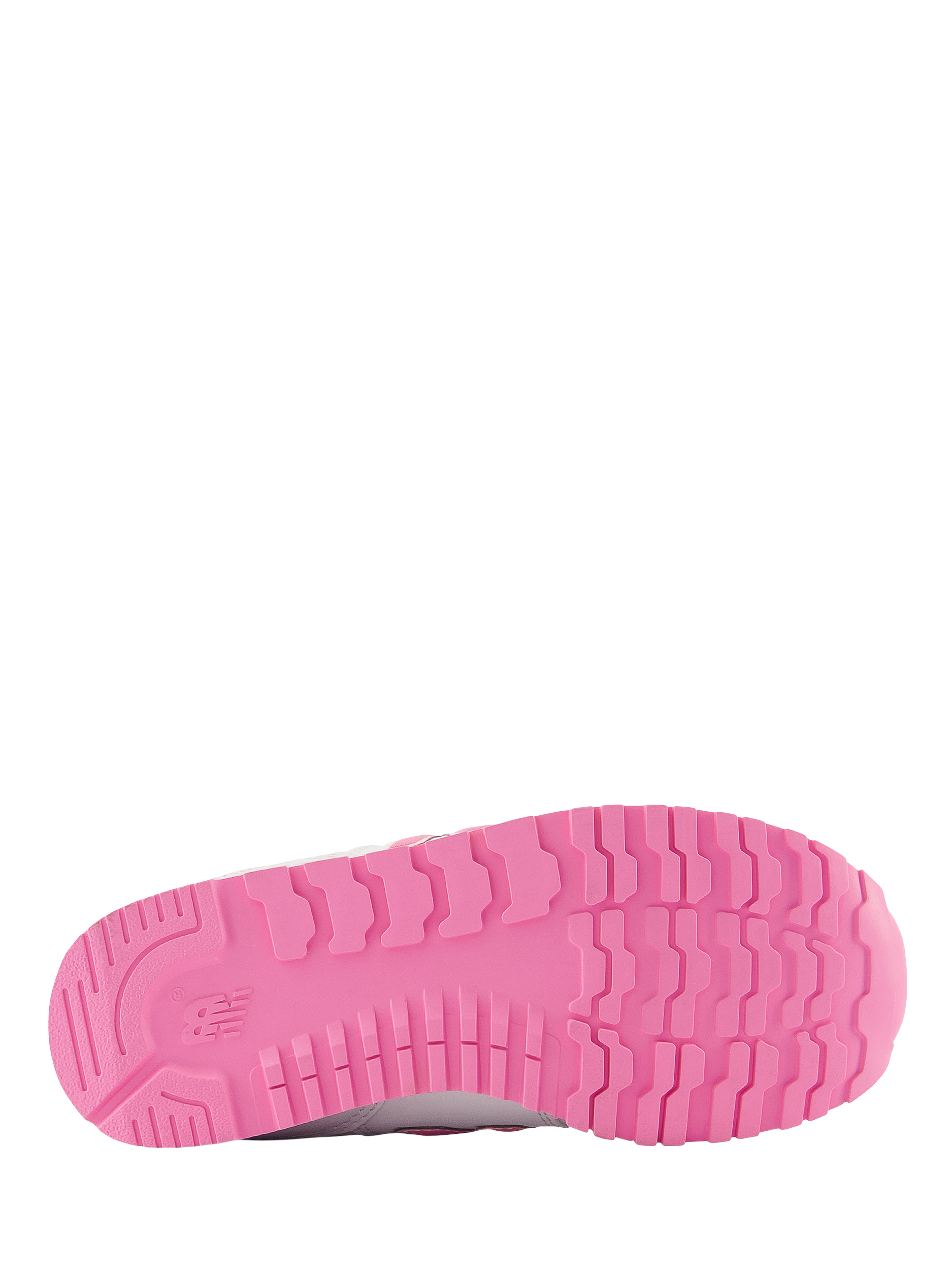 Product image 6 of 6, which shows New Balance Kids' 500 Rip-Tape Trainers, White/Pink, 10 Jnr