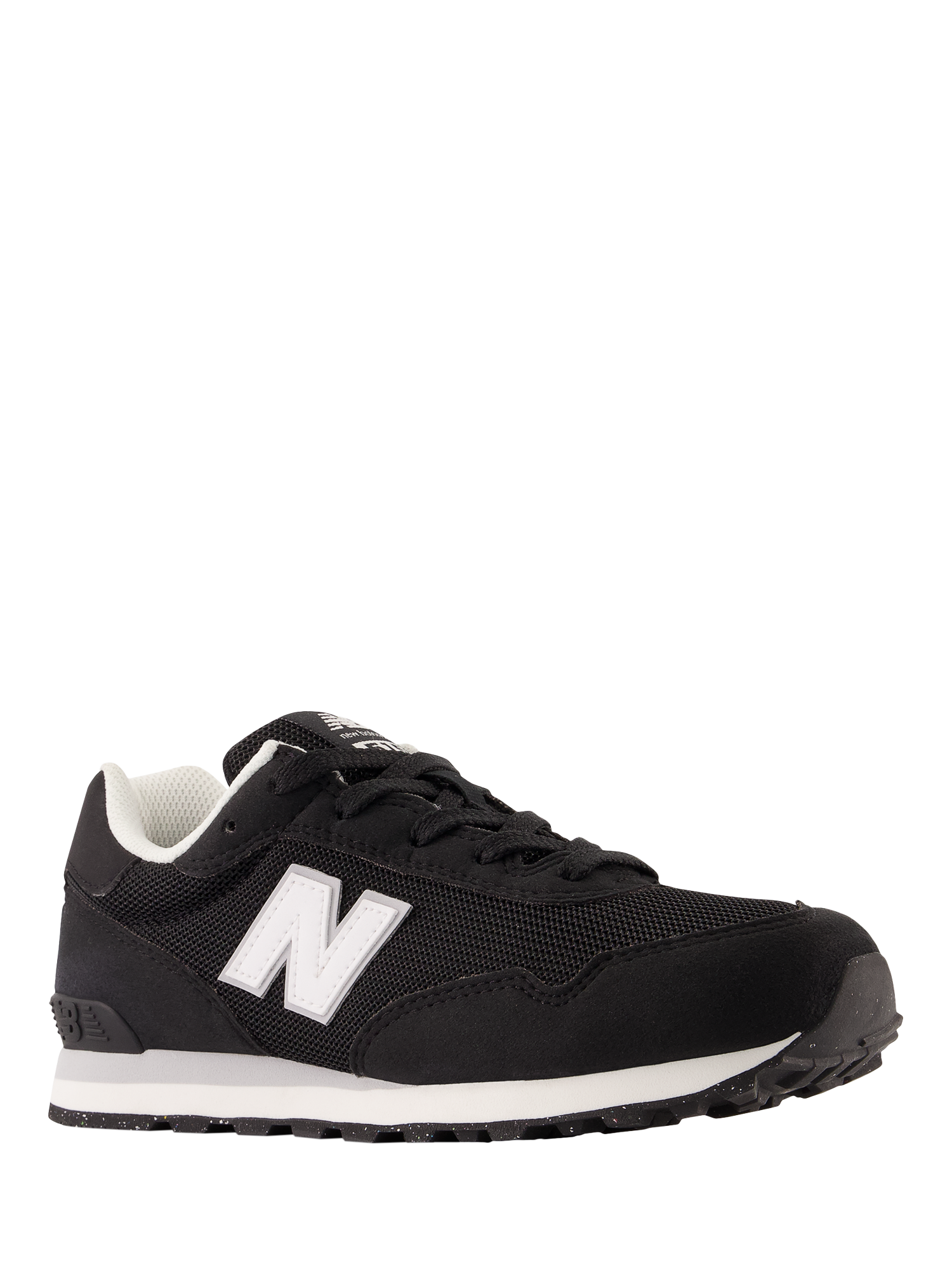 Product image 2 of 6, which shows New Balance Kids' Lace-Up Trainers, Black, 3