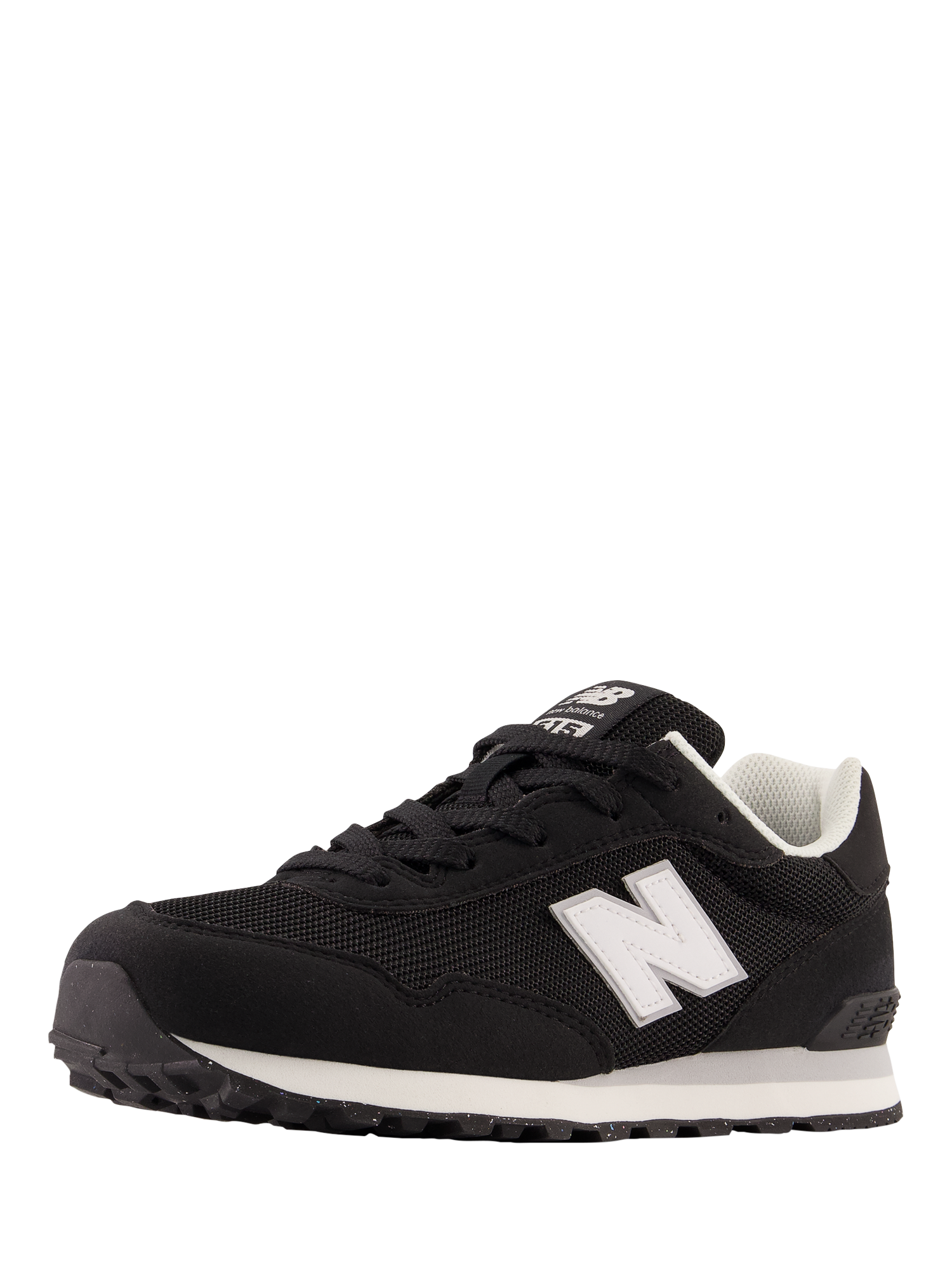 Product image 4 of 6, which shows New Balance Kids' Lace-Up Trainers, Black, 3