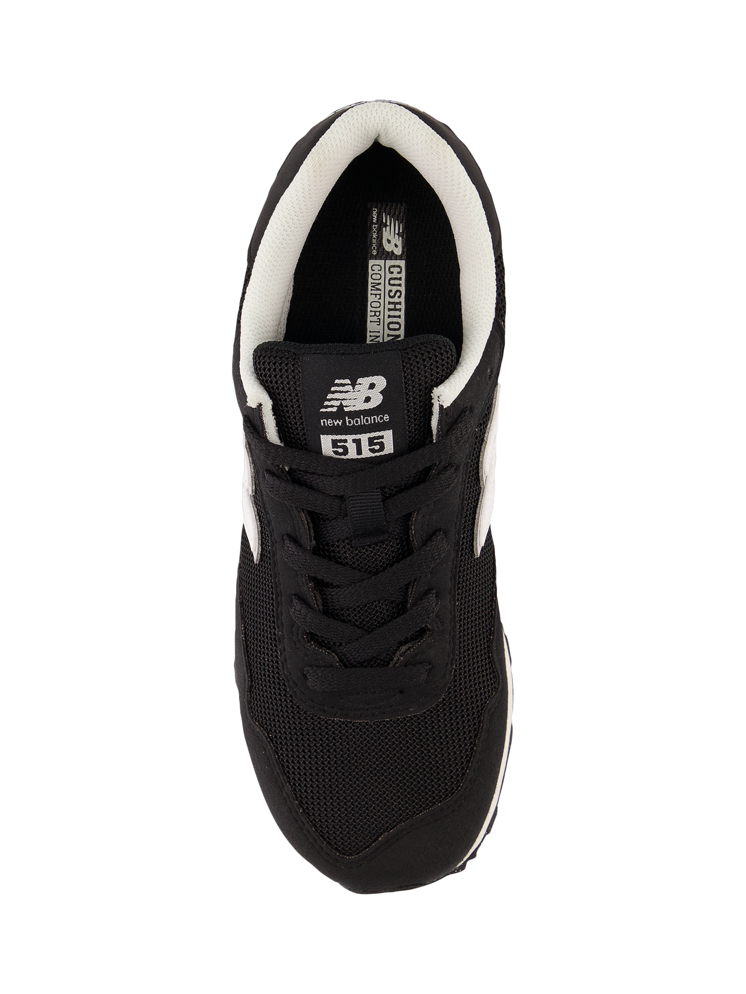 Product image 5 of 6, which shows New Balance Kids' Lace-Up Trainers, Black, 3
