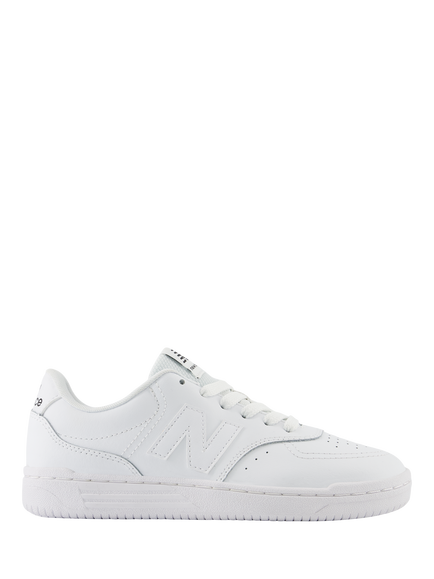 New Balance Kids' B80 Trainers, White, White