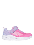 Skechers Kids' S-Lights® Sola Glow Ombre Deluxe Trainers, Pink/ Lilac