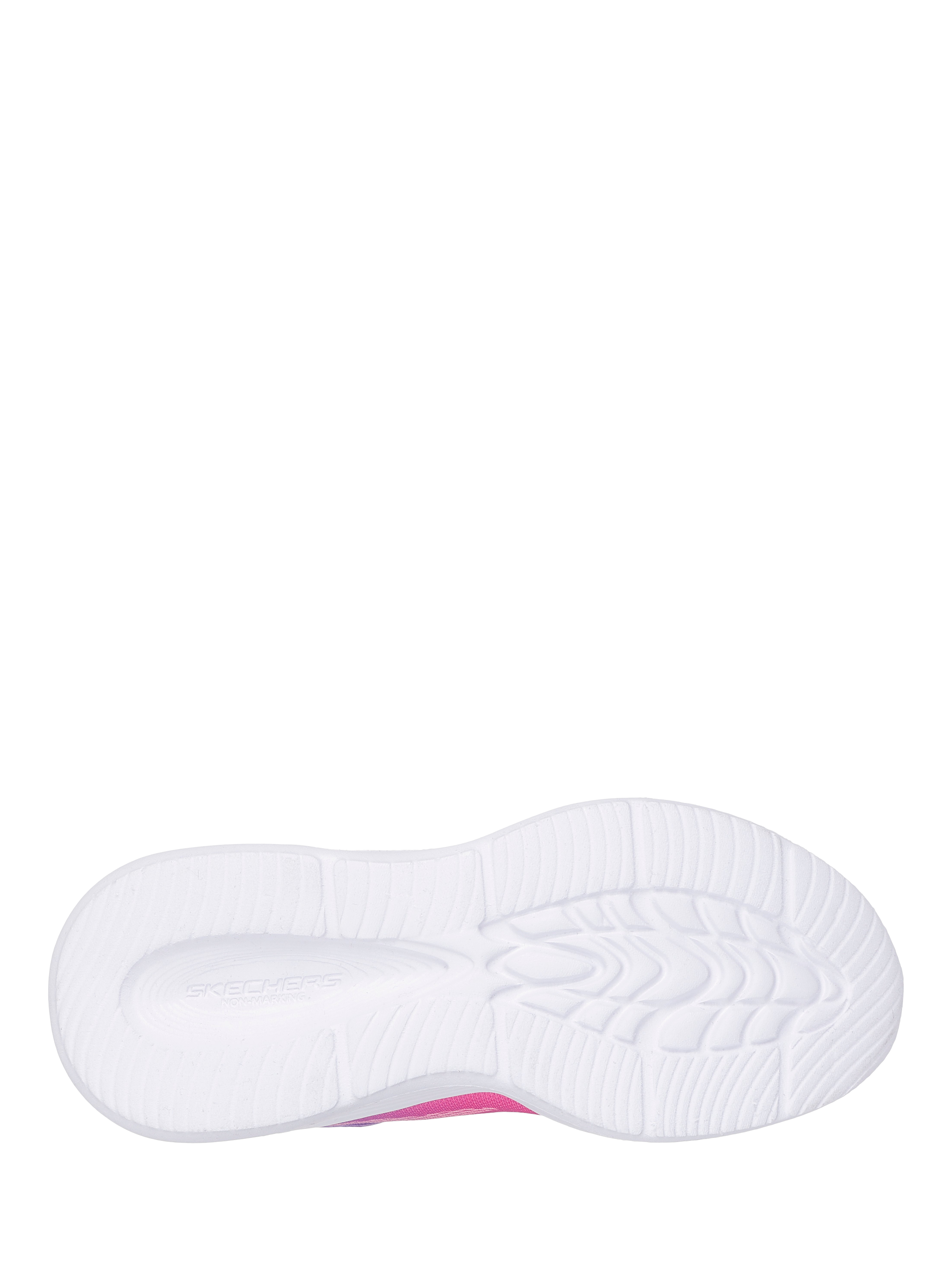Product image 5 of 5, which shows Skechers Kids' S-Lights® Sola Glow Ombre Deluxe Trainers, Pink/ Lilac, EU27