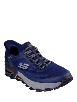 Skechers Max Protect Assembly Trainers, Navy - view 2, Navy