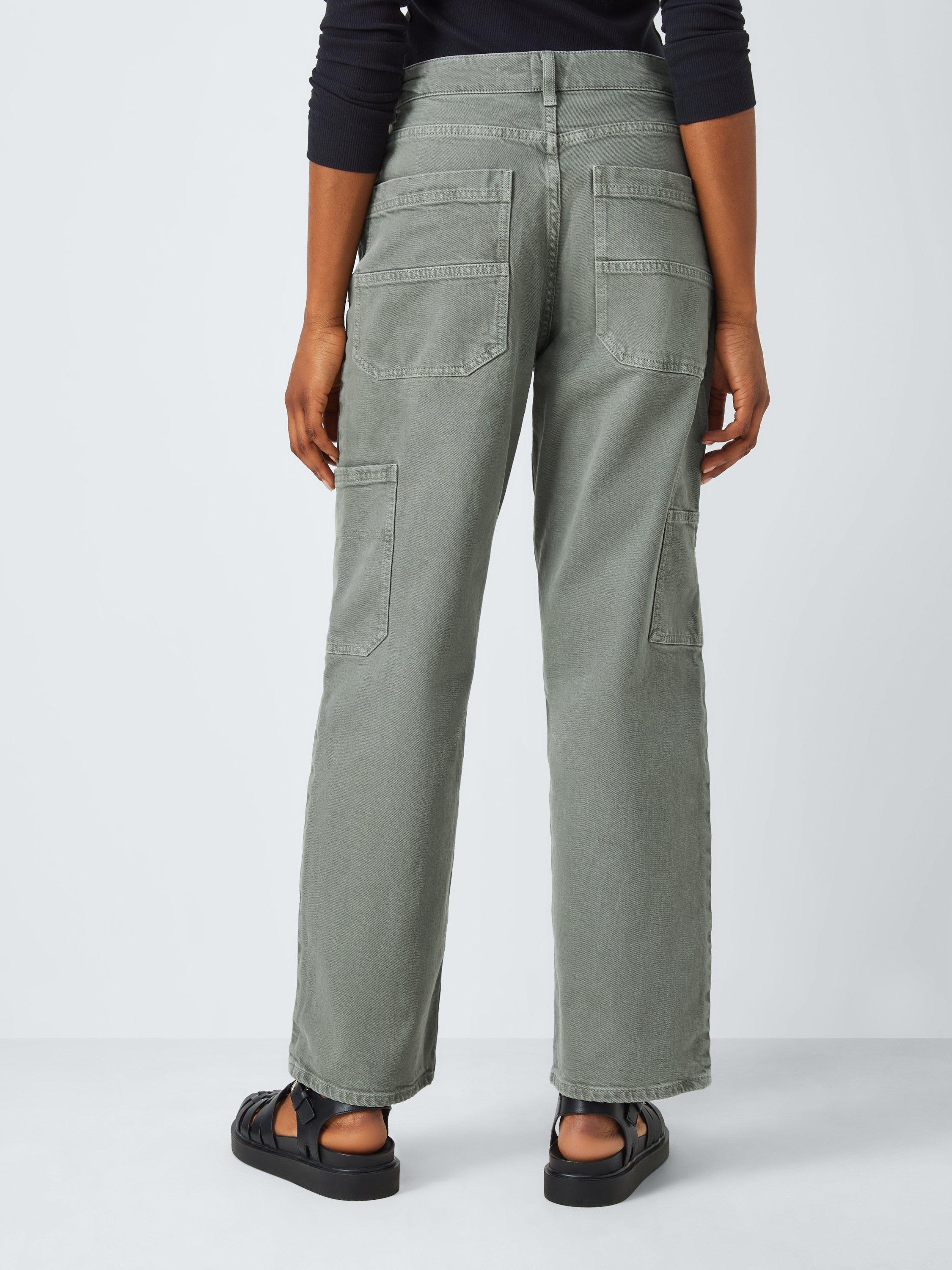 Product image 2 of 7, which shows AND/OR Santa Fe Cargo Jeans, Green, 26R