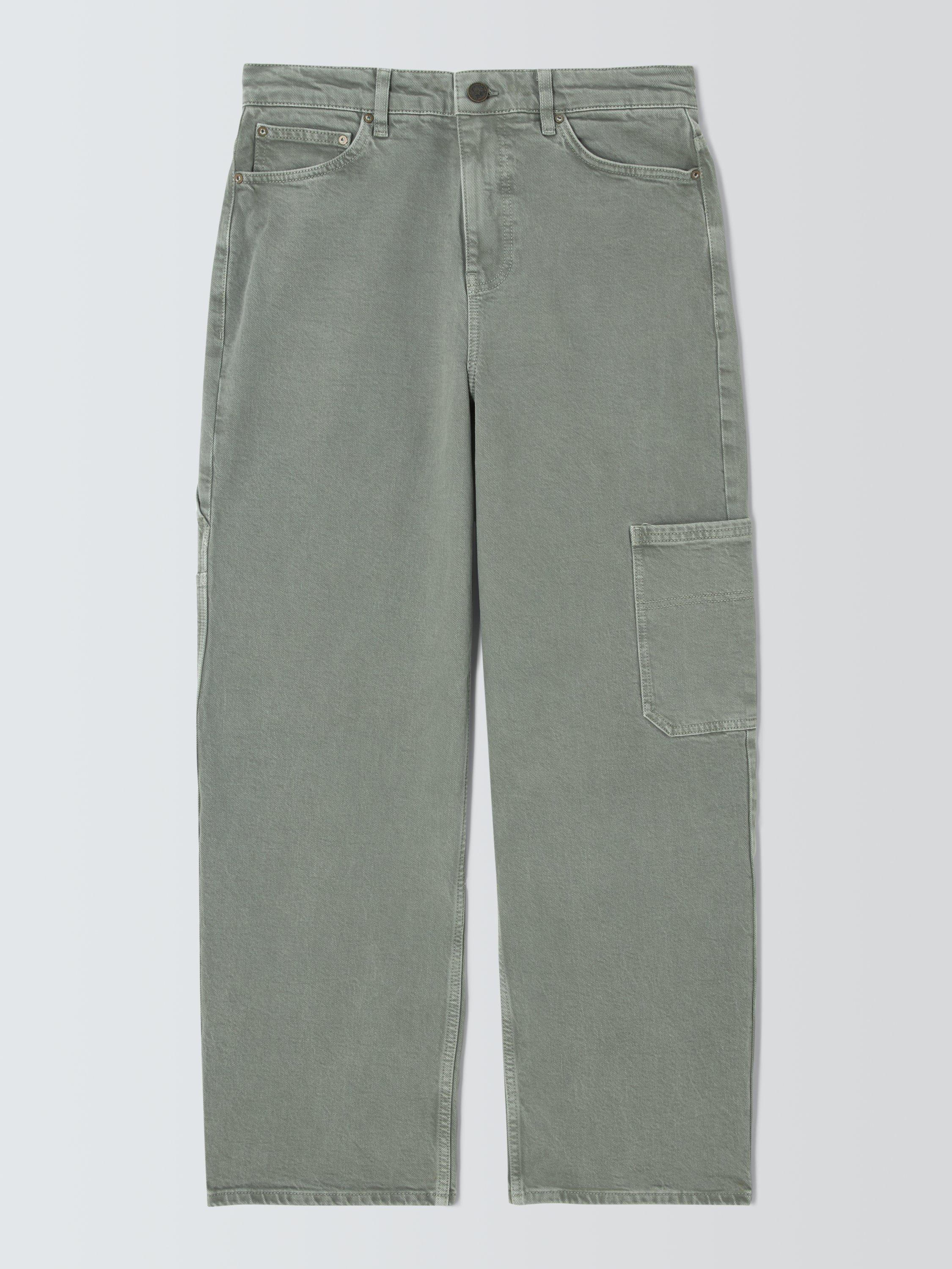 Product image 4 of 7, which shows AND/OR Santa Fe Cargo Jeans, Green, 26R