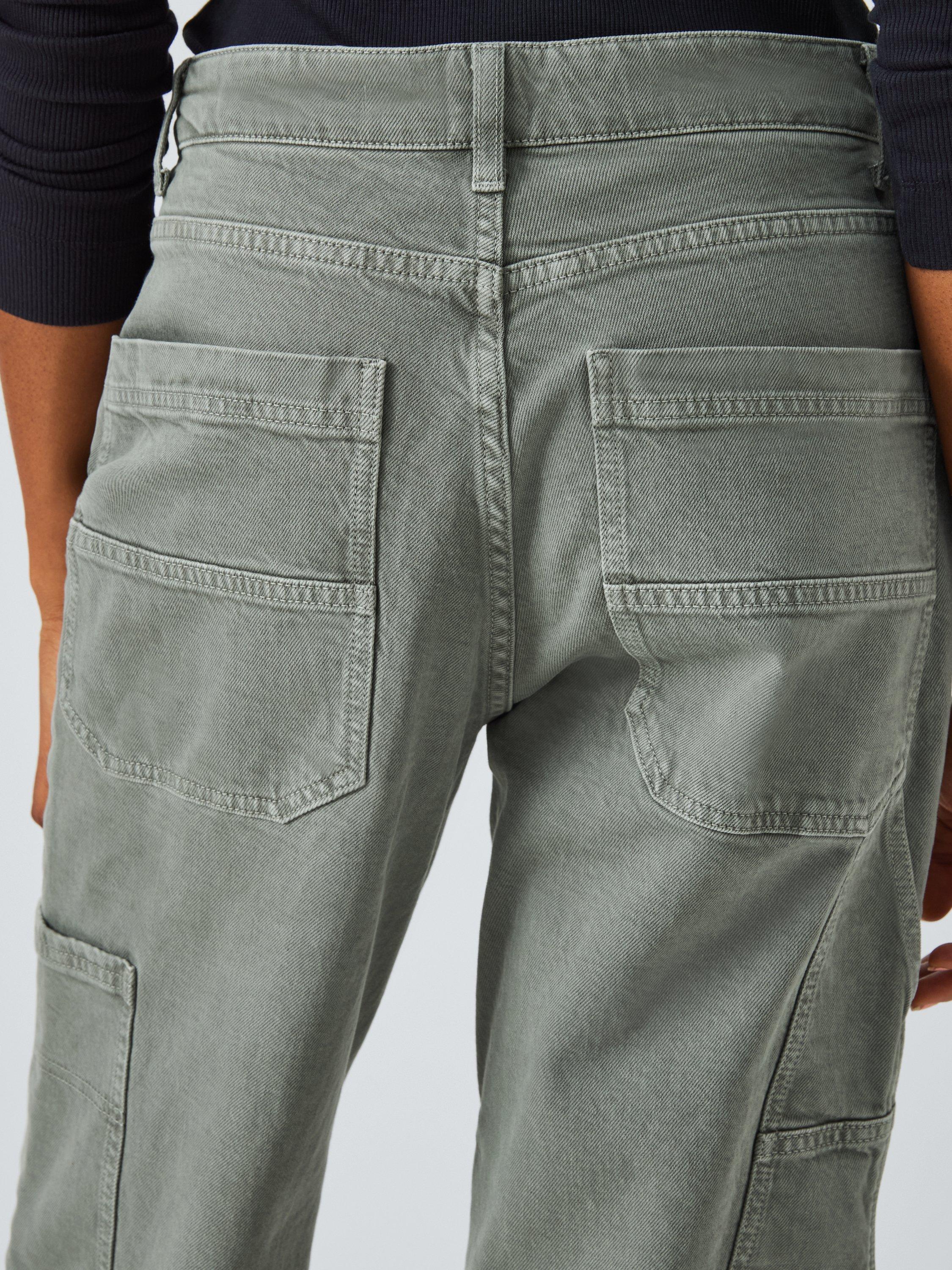 Product image 6 of 7, which shows AND/OR Santa Fe Cargo Jeans, Green, 26R
