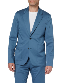 Paul Smith Buggy Lined Cotton Blazer, Blue, Blue