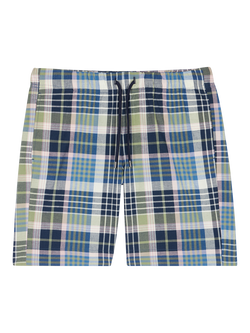 Paul Smith Check Sports Shorts, Blue/Multi - view 2, Blue/Multi
