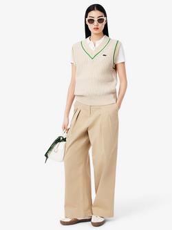 Lacoste Core Essential Sweater Vest, Lland/Clthea-Yellow, Lland/Clthea-yellow