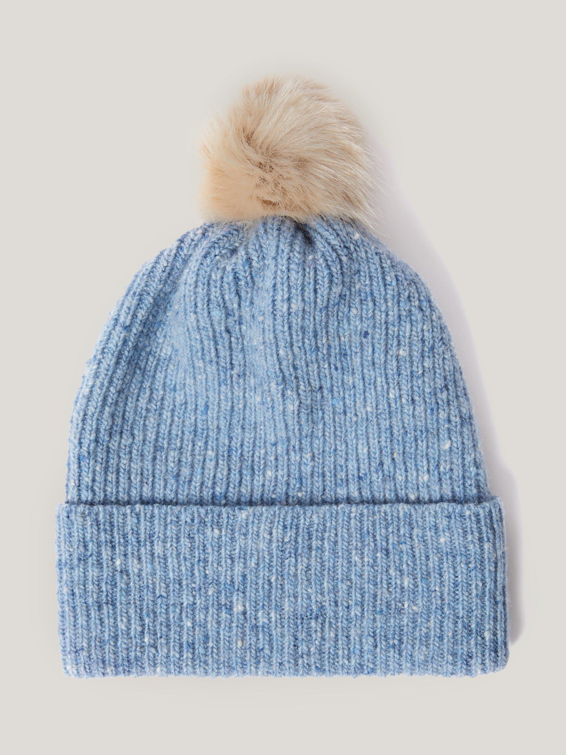 Jigsaw Don Pure Wool Bobble Hat