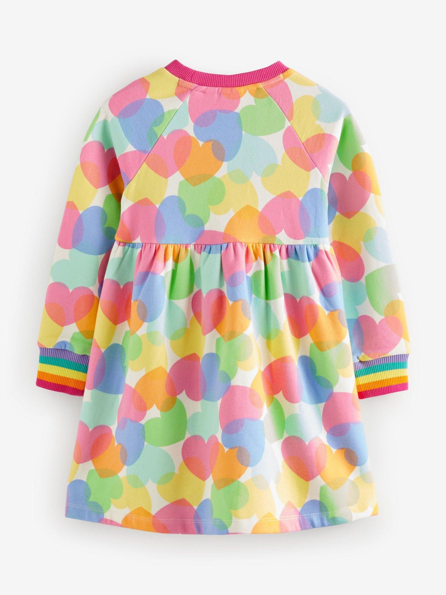 Product image 2 of 6, which shows Little Bird By Jools Oliver Kids' Confetti Dress, Multi, 12-18 months