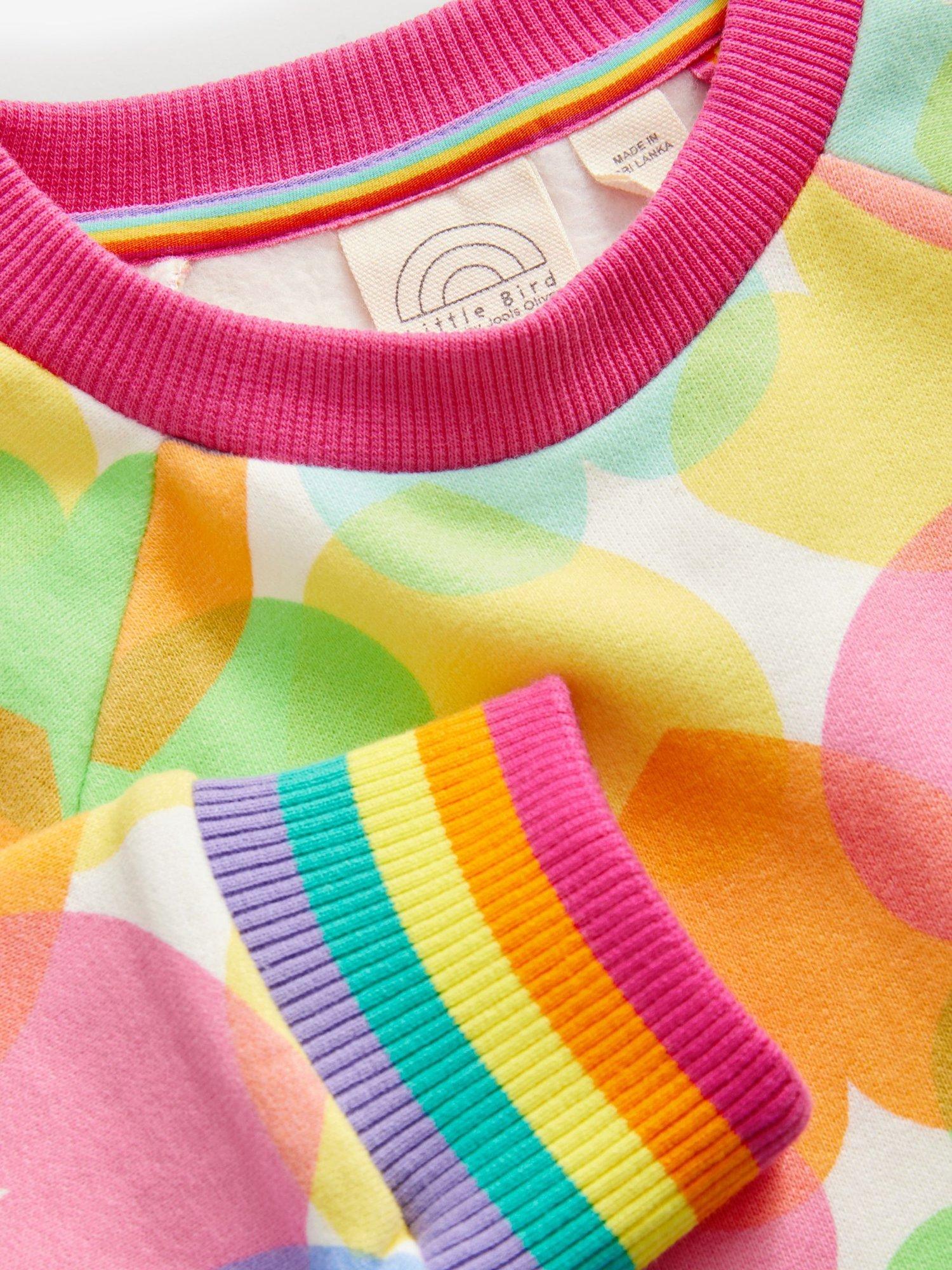 Product image 3 of 6, which shows Little Bird By Jools Oliver Kids' Confetti Dress, Multi, 12-18 months