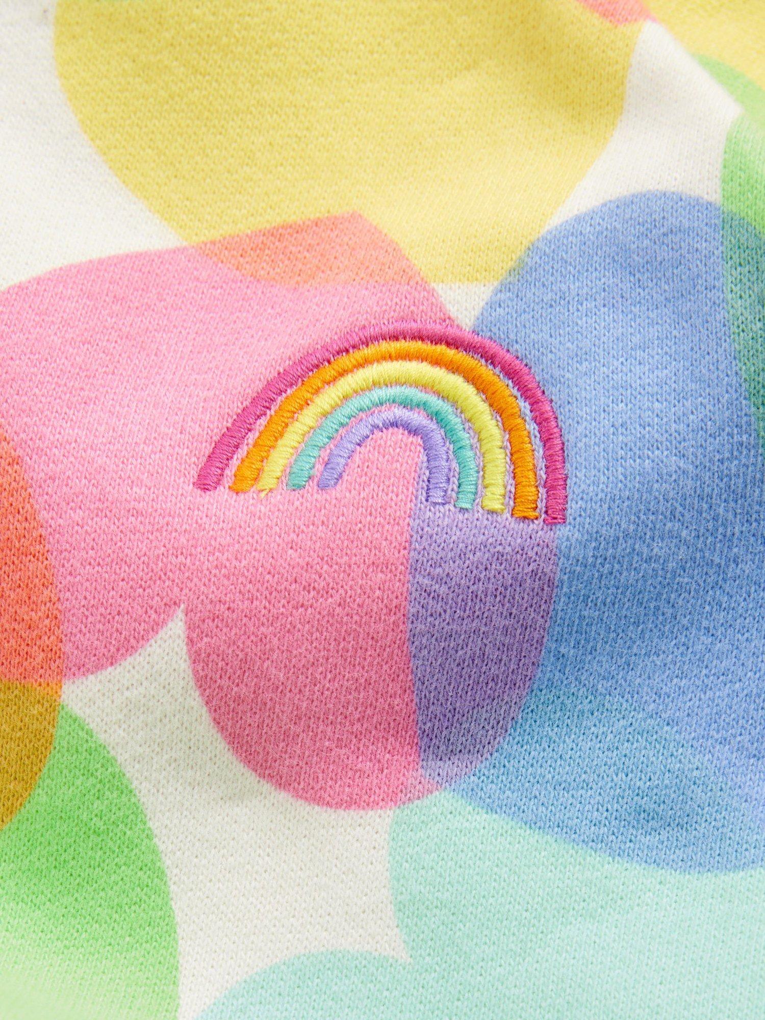 Product image 6 of 6, which shows Little Bird By Jools Oliver Kids' Confetti Dress, Multi, 12-18 months