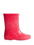 Hunter Kids' First Classic Giant Glitter Wellington Boots, Raspberry