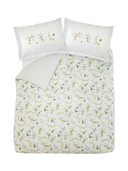 Sophie Allport Wild Floral Bedding, Green/Multi - view 2, Green/Multi