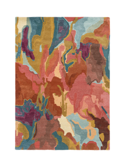 Harlequin Floresta Rug, Rosewood/Huckleberry