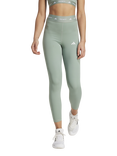 adidas Women's TECHFIT 7/8 Leggings, Silver Green