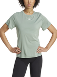 adidas Women's Designed for Training T-Shirt, Silver Green