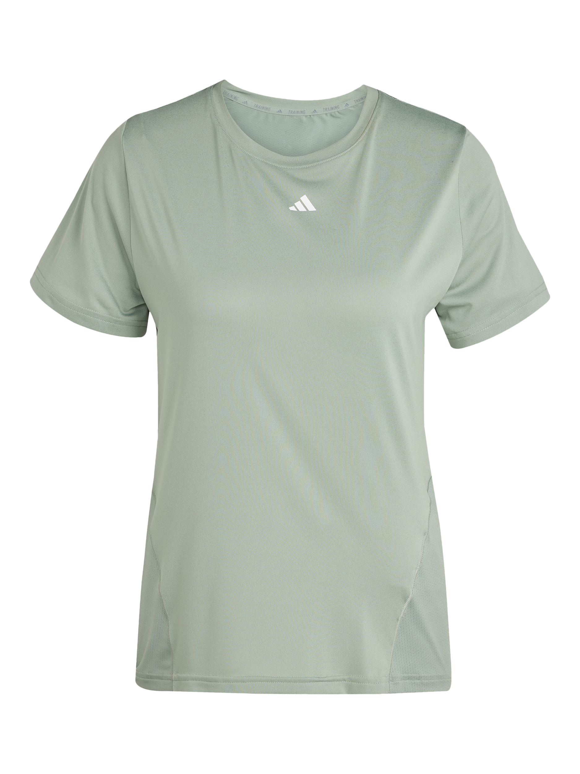 Product image 5 of 6, which shows adidas Women's Designed for Training T-Shirt, Silver Green, XS