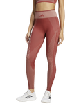 adidas Women's Knitted Training 7/8 Leggings, Ruby/Clay