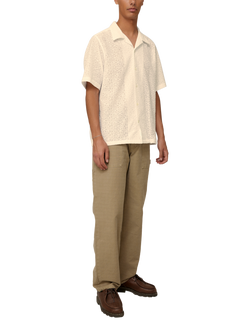 forét Cotton Blend Regular Fit Blossom Print Shirt, Cloud, Cloud