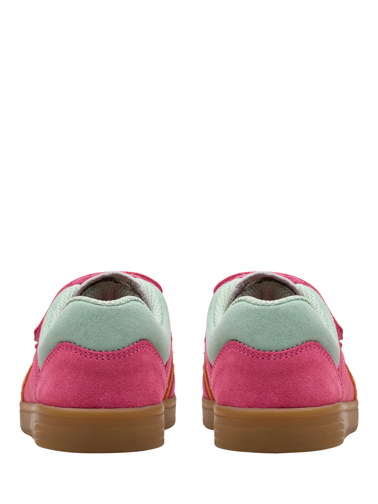 Product image 5 of 7, which shows Clarks Kids' Disco Vibe Trainers, Hot Pink, 7 G Jnr
