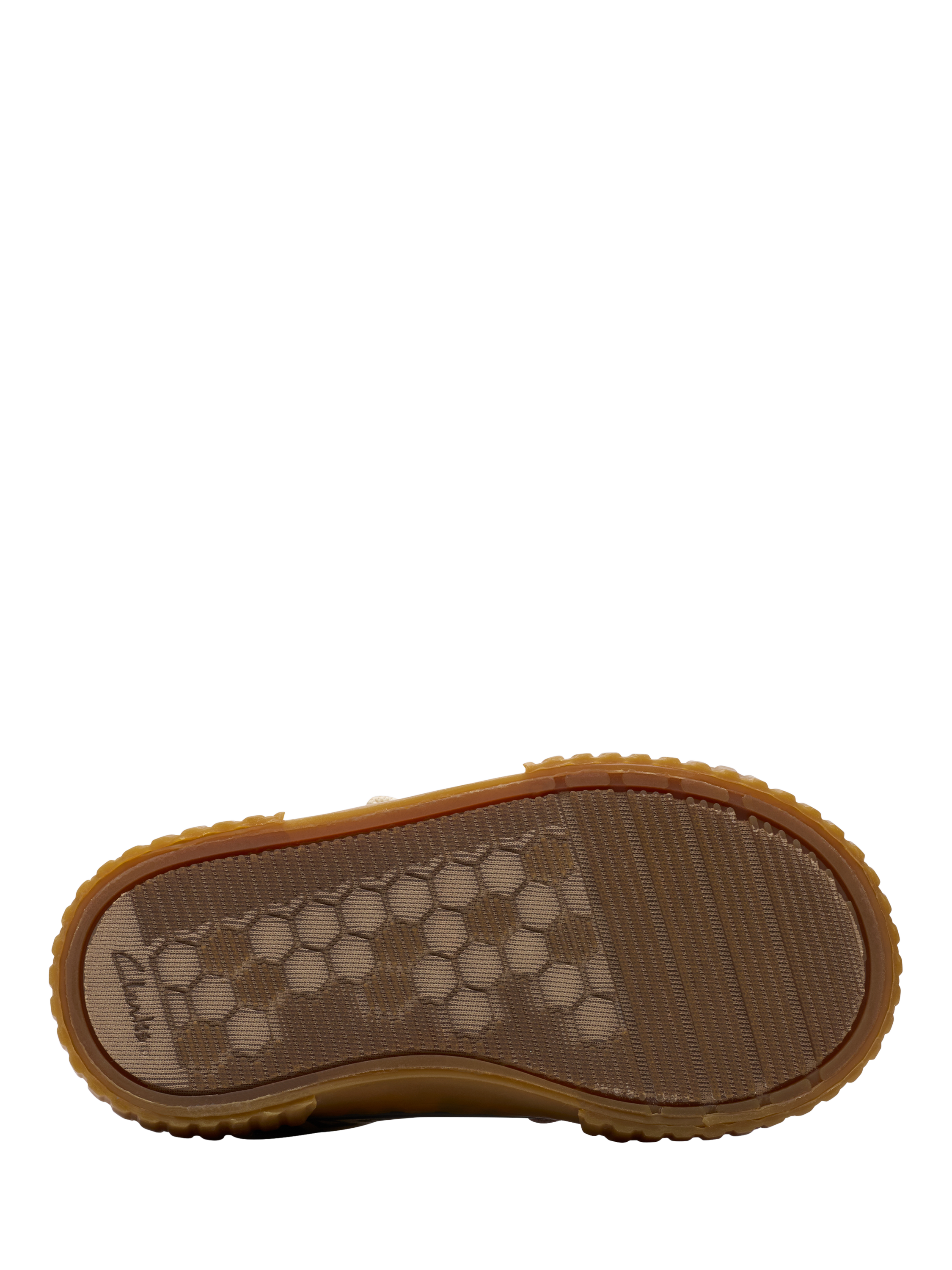 Product image 3 of 7, which shows Clarks Baby Foxing Vibe Pre-Walker Shoes, Ecru Canvas, 4 F Jnr