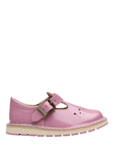 Clarks Kids' Joyful Skip T-Bar Toddler Shoes, Pink Patent, Pink Patent