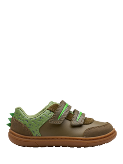 Clarks Kids' Roald Dahl The Enormous Crocodile Leather Shoes, Khaki, Khaki