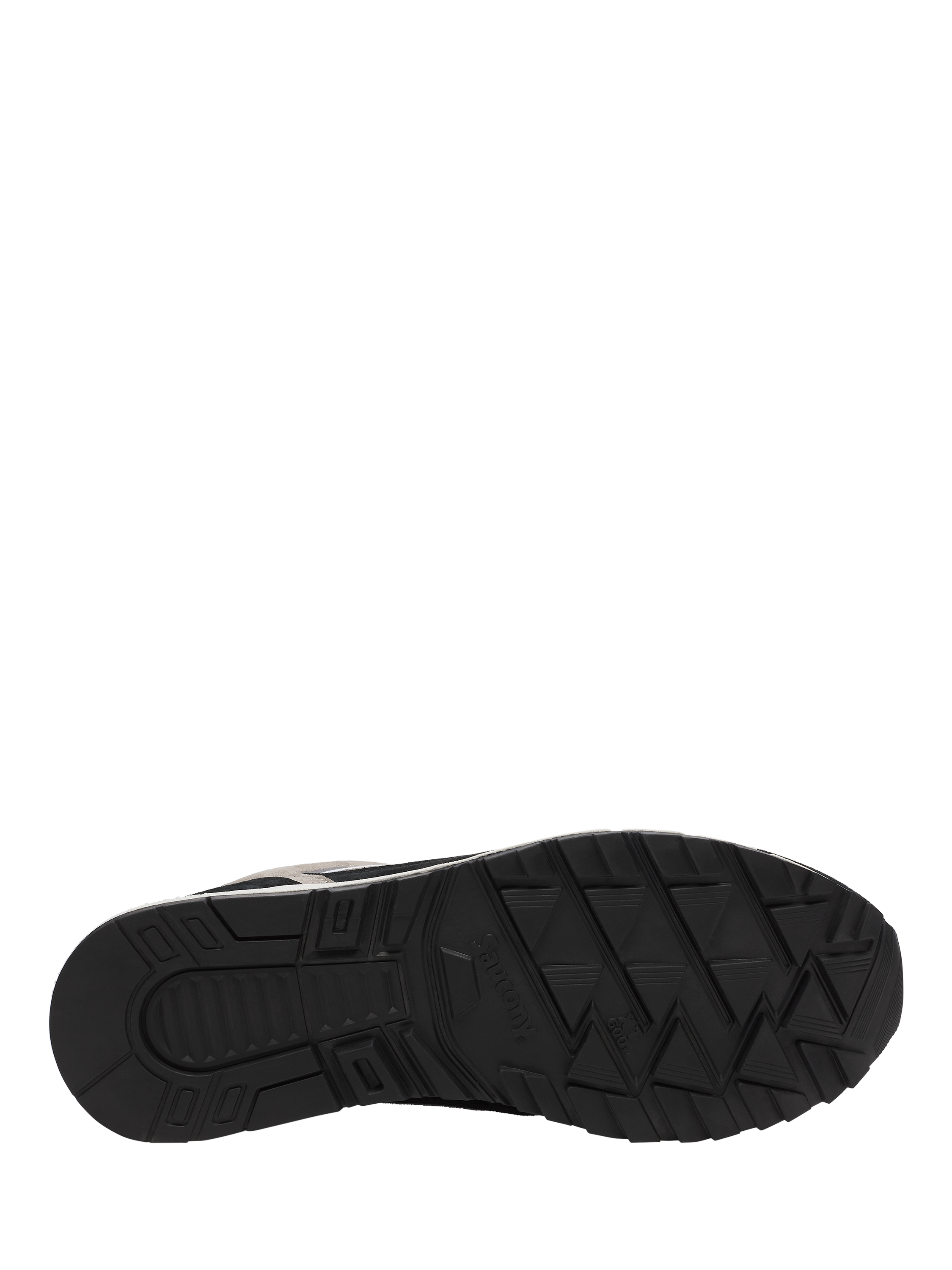 Product image 9 of 9, which shows Saucony Shadow 6000 Lace Up Trainers, White/Black, 8