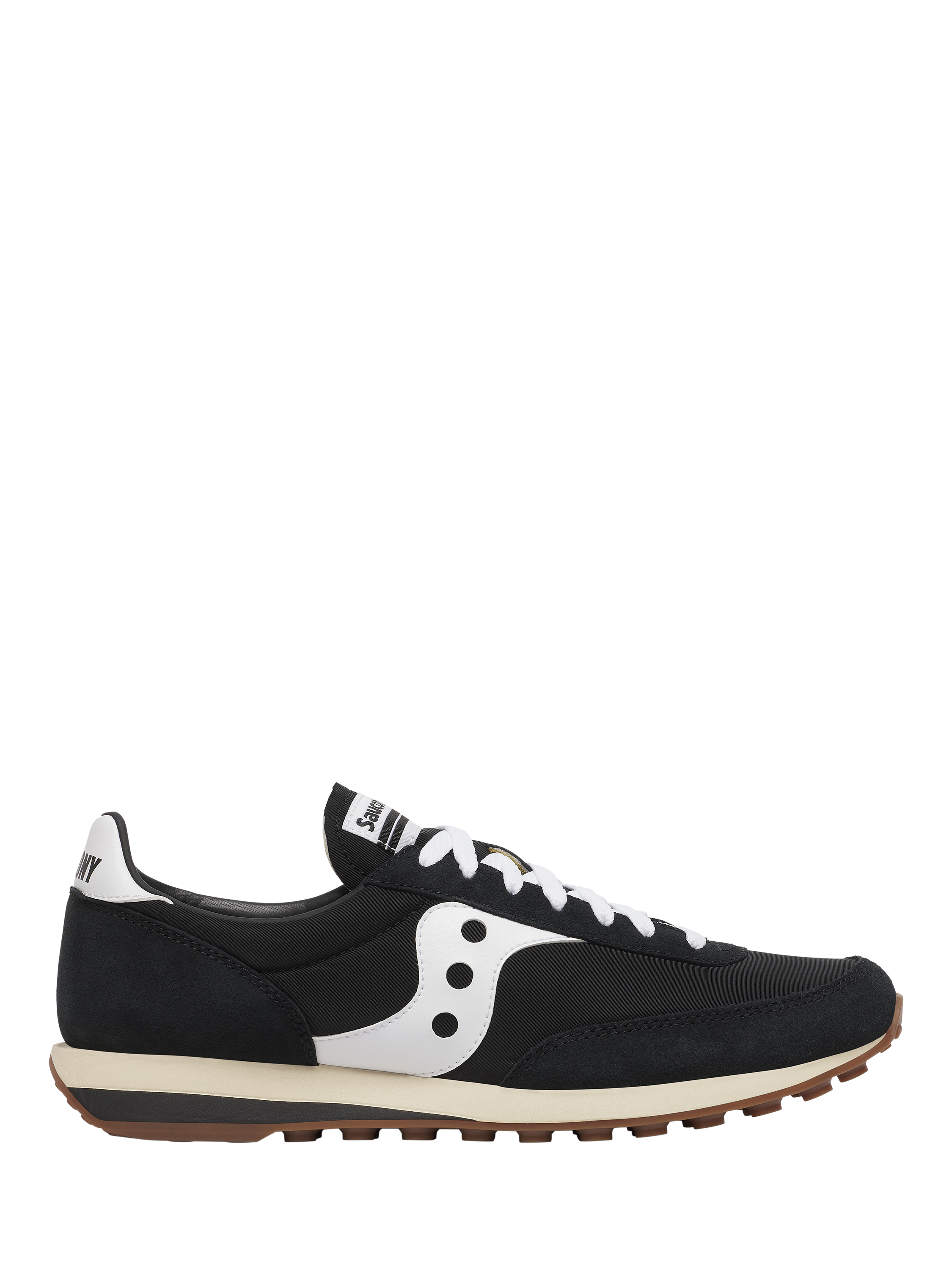 Product image 1 of 6, which shows Saucony Shadow 6000 Lace Up Trainers, Black, 10